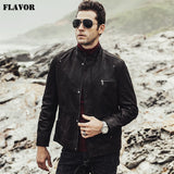 New Men's Real Leather Motorcycle Jacket Autumn Winter coat male Genuine Leather Jacket